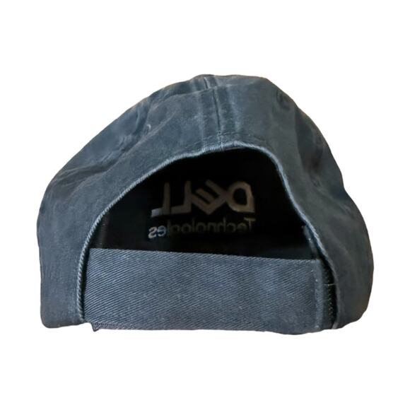 Dell Technologies Ball Cap Unisex Faded Gray Hook & Loop Embroidered Adjustable - Picture 3 of 6